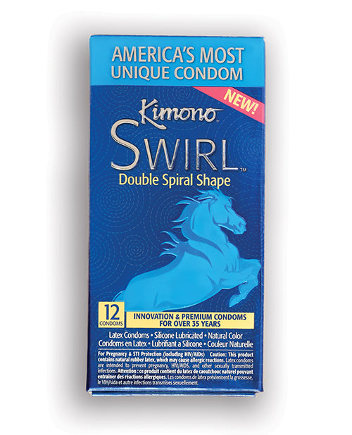 Preservativos Kimono Swirl: paquete de placer mejorado Product Image.