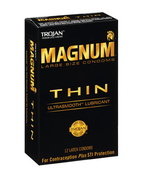 Preservativos Trojan Magnum Thin: Sensación ultra placentera - Featured Product Image