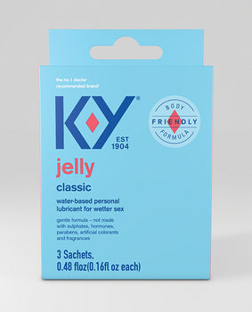 Lubricante de gelatina a base de agua KY - Paquete de 3 sobres - Featured Product Image