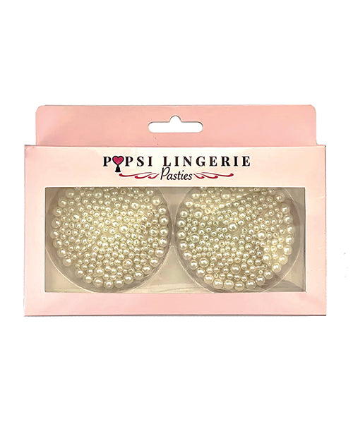 Shop for the Pearl Reusable Pasties - White O/S by Popsi Lingerie at My Ruby Lips