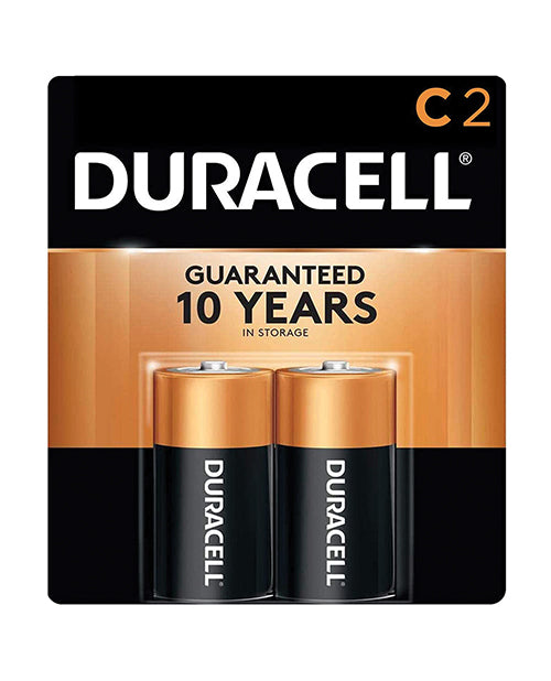 Duracell Alkaline C Batteries - Pack of 2 Product Image.