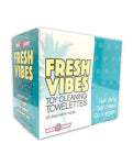 Toallitas limpiadoras de juguetes Rock Candy Fresh Vibes - Caja de 20