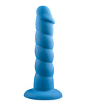 Rock Candy Suga Daddy Blue Silicone Dildo