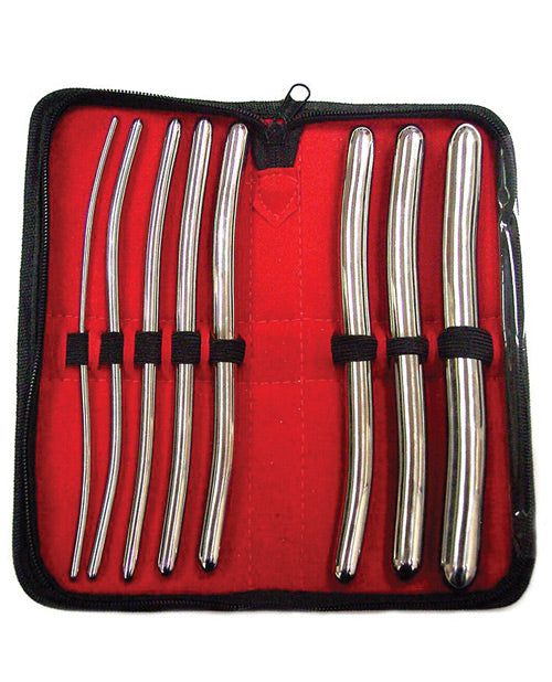 Set Dilatador Hegar de Acero Inoxidable Rouge: Kit de Placer de Lujo Product Image.