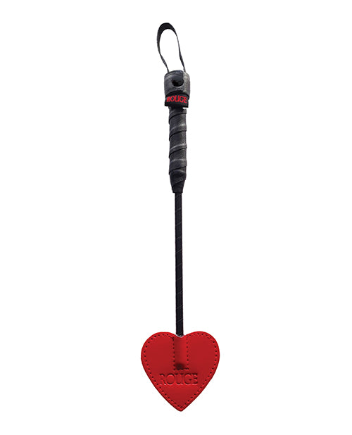 Luxurious Black Rouge Leather Spade Paddle - featured product image.
