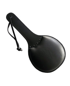 Rouge Leather Dual-Sided Ping Pong Paddle - Black: The Perfect Partner in Play