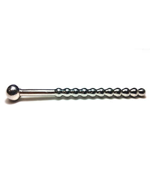 Rouge Stainless Steel Beaded Urethral Probe - Intense Pleasure Product Image.