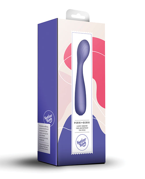 SugarBoo Peri Berri G Spot Vibrator - Purple: 10 Vibrations & Luxury Touch Product Image.
