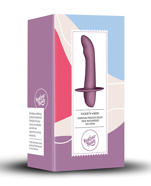 Rocks Off Tickety Boo Vibrating Prostate Bullet - Mauve: 10 Vibration Sensations 🌟 - featured product image.