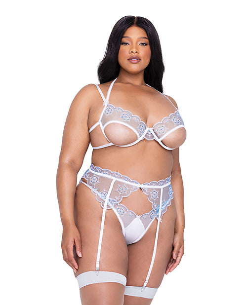Shop for the Snow Queen Metallic Snowflake Lingerie Set at My Ruby Lips