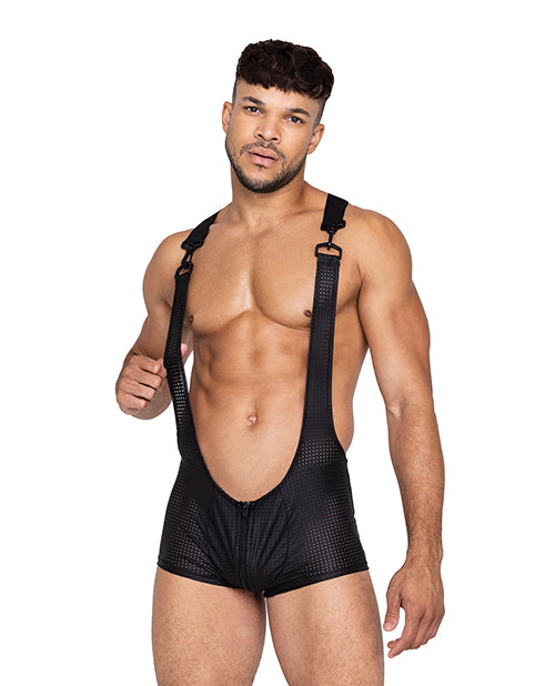 Master Singlet with Hook & Ring Closure & Zipper Pouch - Black Product Image.
