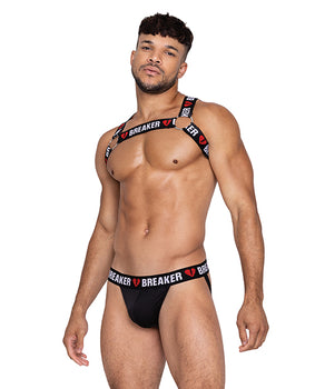 Heartbreaker Harness with Large O-Ring Detail ðŸ–¤â¤ï¸ - Featured Product Image