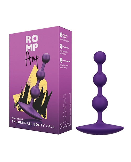 ROMP Amp Violet Anal Beads - Intensifica tu orgasmo Product Image.