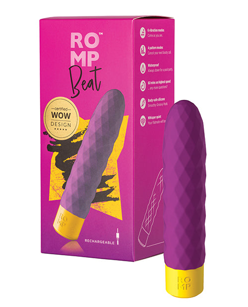 ROMP Beat Bullet Vibrator: Compact, Powerful, Waterproof - featured product image.