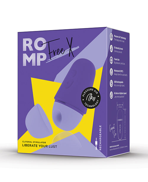 ROMP Free X Clitoral Vibrator: Intense Pleasure On-the-Go - featured product image.
