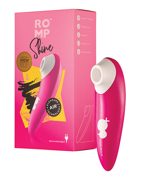 Shop for the ROMP Shine Clitoral Vibrator: Air-Pleasure Luxury Stimulator at My Ruby Lips