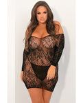 Rene Rofe Seductive Lace Dress - Embrace Your Inner Goddess