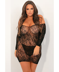 Rene Rofe Seductive Lace Dress - Size 16-18