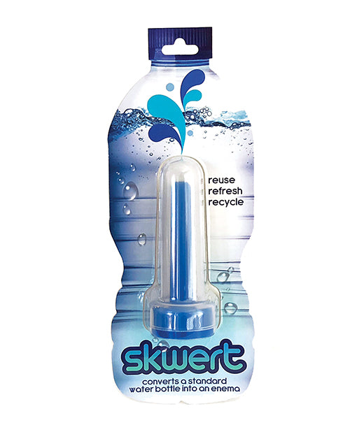 Shop for the Skwert Water Bottle Enema - Blue at My Ruby Lips