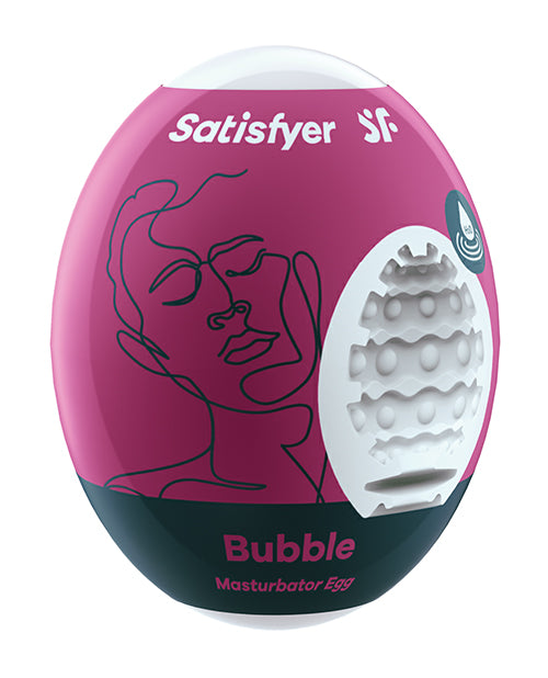 Satisfyer Egg Bubble: Realistic Texture, Varied Sensations Product Image.