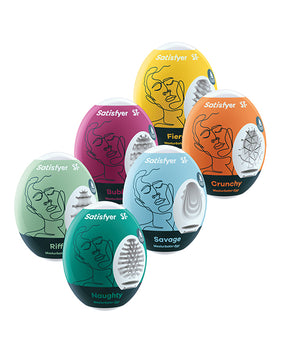 Satisfyer Set de Huevos Masturbadores: 6 Cápsulas de Placer Surtidas - Featured Product Image