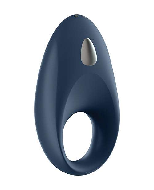 Satisfyer Mighty One Ring with App - Blue: A Journey of Intimacy - featured product image.