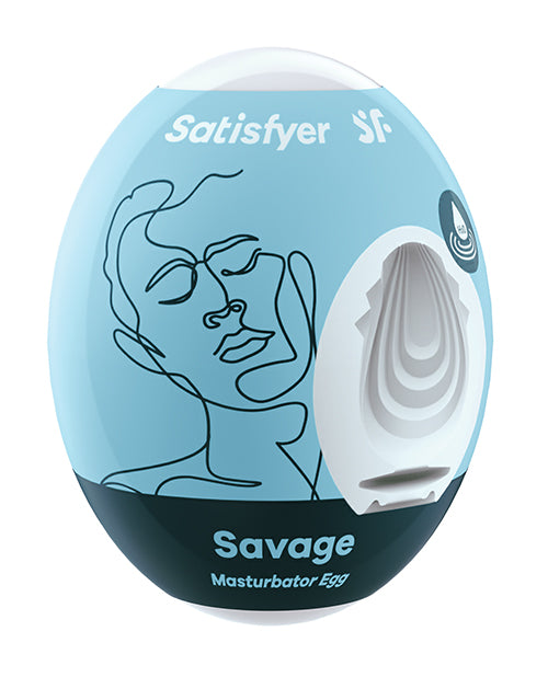 Satisfyer Savage Cyber-Skin Masturbator Egg: A Journey of Intimate Pleasure - featured product image.