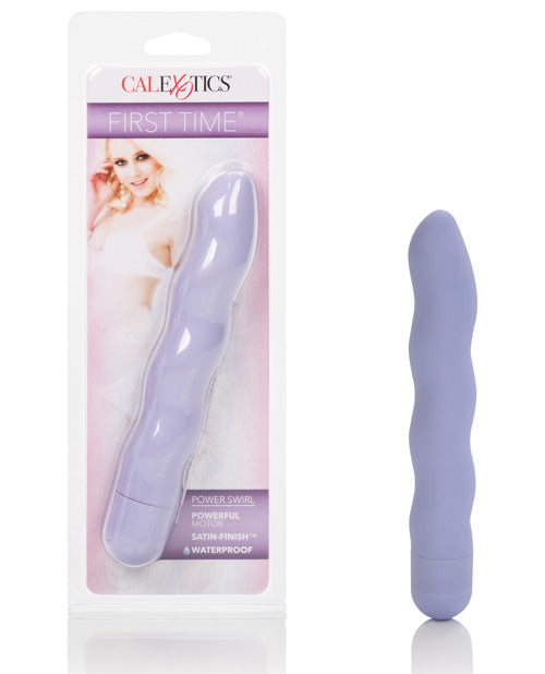 "Vibrador aterciopelado Power Swirl de Cal Exotic" Product Image.