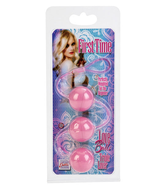 Cal Exotics First Time Love Balls: Ultimate Pleasure Companion Product Image.