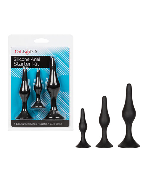 Silicone Anal Starter Kit: Graduated Plugs for Safe Pleasure - featured product image.