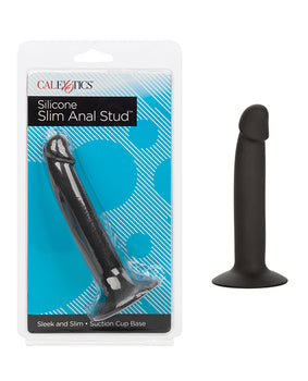 Pendiente anal delgado de silicona CalExotics - Negro - Featured Product Image