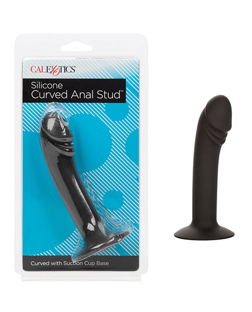 Semental anal curvo de silicona: máximo placer en la puerta trasera Product Image.