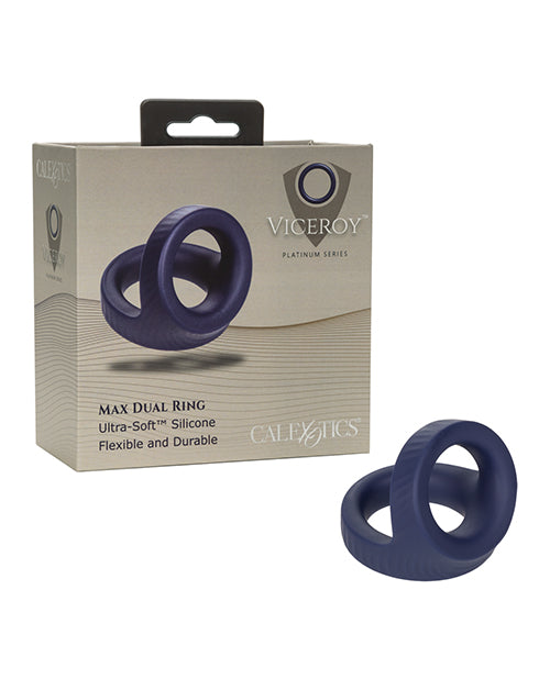 Viceroy Max Dual Ring - Blue: A Journey to Intimate Bliss Product Image.