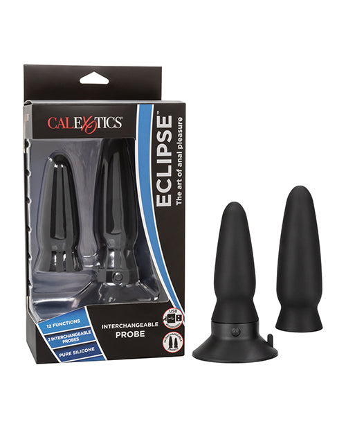 Eclipse Black Interchangeable Probe - 12 Functions: Customisable Pleasure - featured product image.