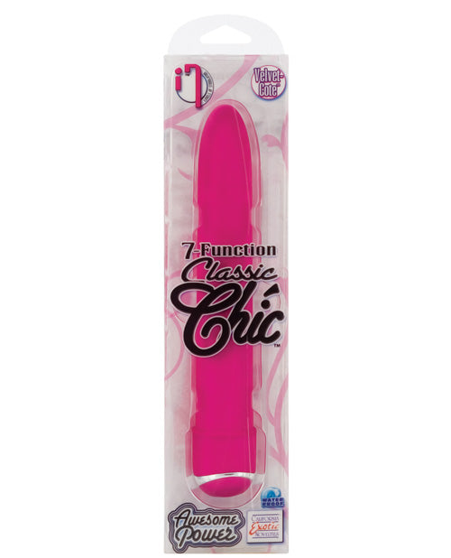 California Exotic Novelties Classic Chic 4.25" - Vibrador de 7 funciones: lujoso, discreto, personalizable - featured product image.