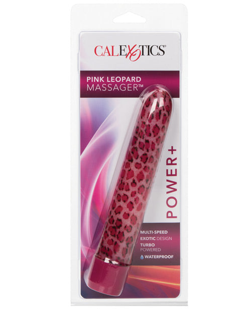 Cal Exotics Pink Leopard Massager Product Image.