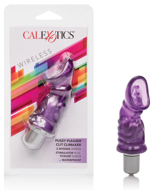 CalExotics Purple Pussy Pleaser Clit Climaxer: Elevate Your Pleasure Experience - featured product image.