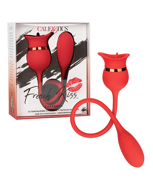 French Kiss Casanova - Rojo: Mejora del placer intenso Product Image.