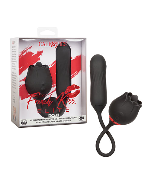 French Kiss Elite Lover: 10-Function Silicone Massager - featured product image.