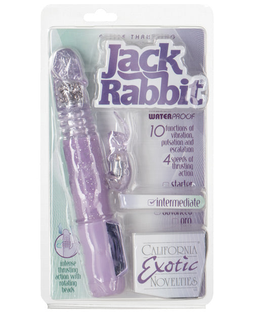 Petite Jack Rabbit: Thrusting & Rotating Vibrator - featured product image.