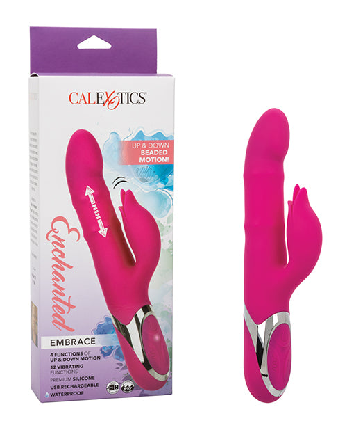 Estimulador dual Enchanted Embrace en color fucsia - featured product image.