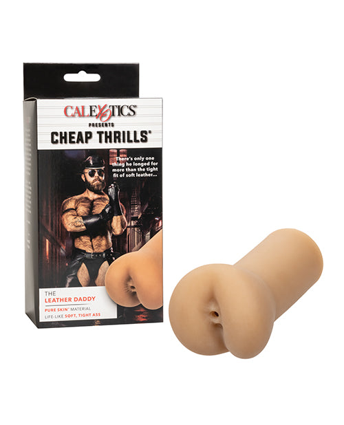 Cheap Thrills® The Leather Daddy Masturbación Stroker - featured product image.