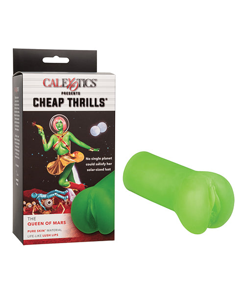 Cheap Thrills The Queen of Mars Pussy Masturbator - Green - featured product image.