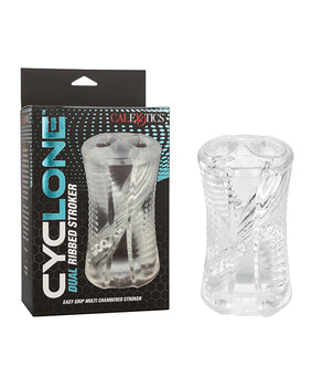 Cyclone Dual Ribbed Stroker: Intense Pleasure Whirlwind - Featured Product Image