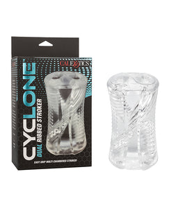 Cyclone Dual Ribbed Stroker: Intense Pleasure Whirlwind