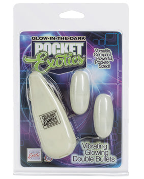 Glow In The Dark Double Bullet Vibrators - Featured Product Image