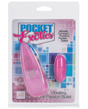 Pink Passion Pocket Exotics Bullet: Luxurious Satin Finish & Powerful Vibrations - Featured Product Image