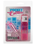 Pocket Exotics Turbo 8 Accelerator Bullet - Pink: Intense Pleasure Guaranteed
