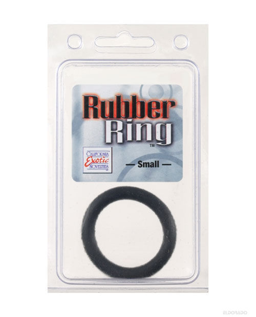 California Exotic Black Rubber Cock Ring: Experience Intimacy Like Never Before - featured product image.