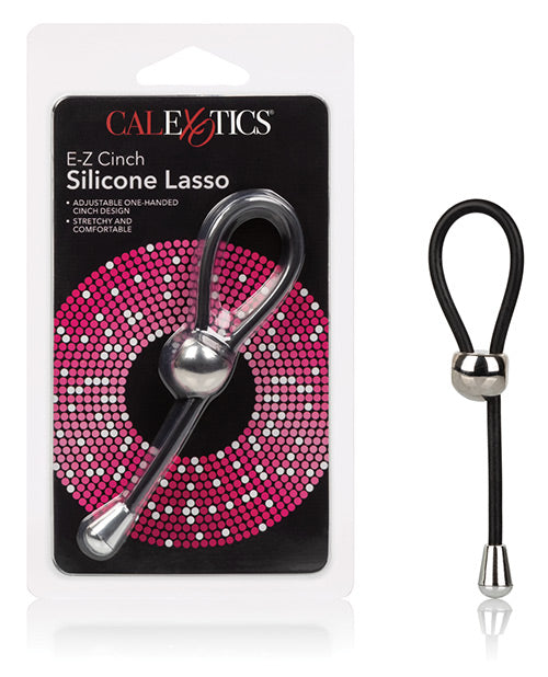 Eleve el placer con el anillo de lazo de silicona EZ Cinch Product Image.